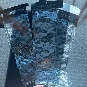 Adult Black Lace Gloves